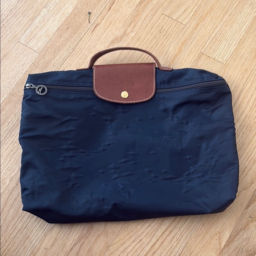 Longchamp laptop / document tote